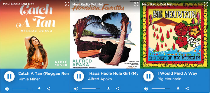 MauiRadio: Catch a Tan, Hapa Haole hula Girl, I would Find a Way