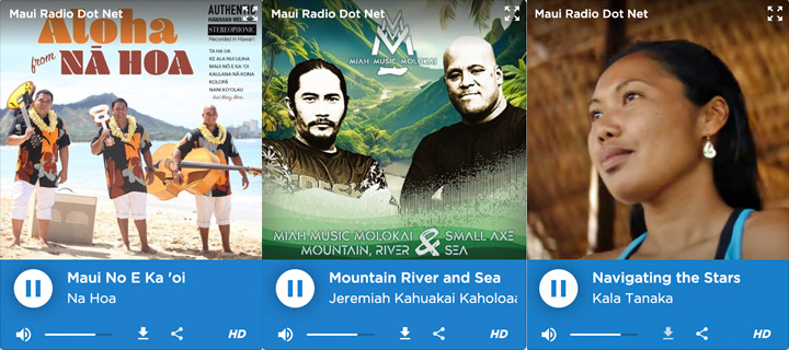 MauiRadio: Na Hoa, Mountain River and Sea, Navigating the Stars