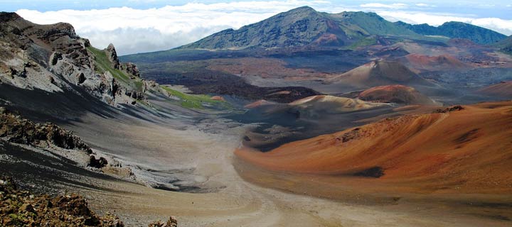 Haleakala crater